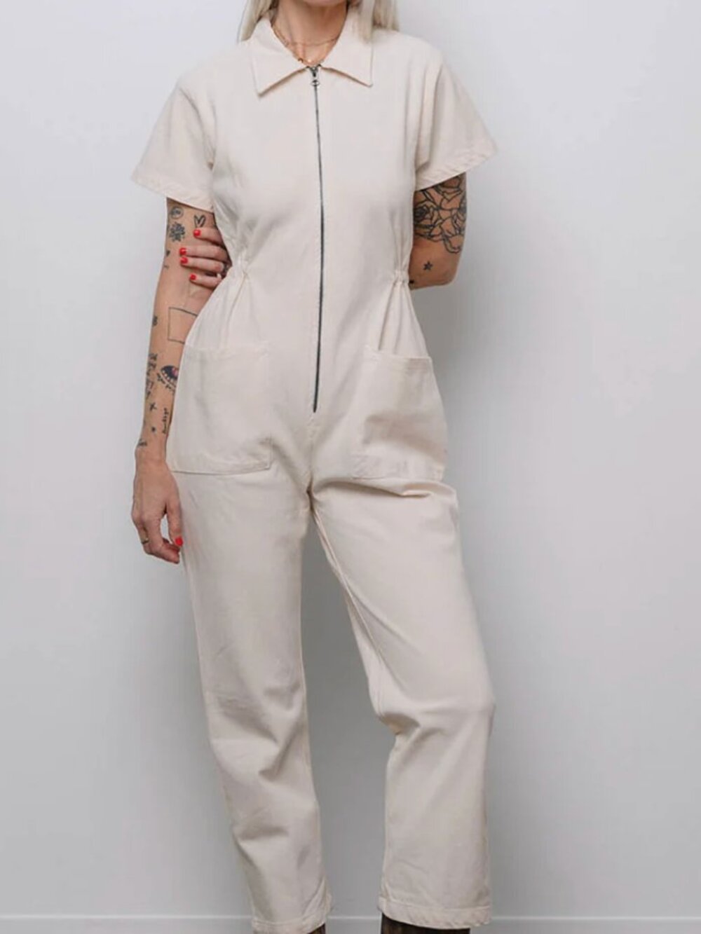 Noble Utility Suit in Oak Milk
